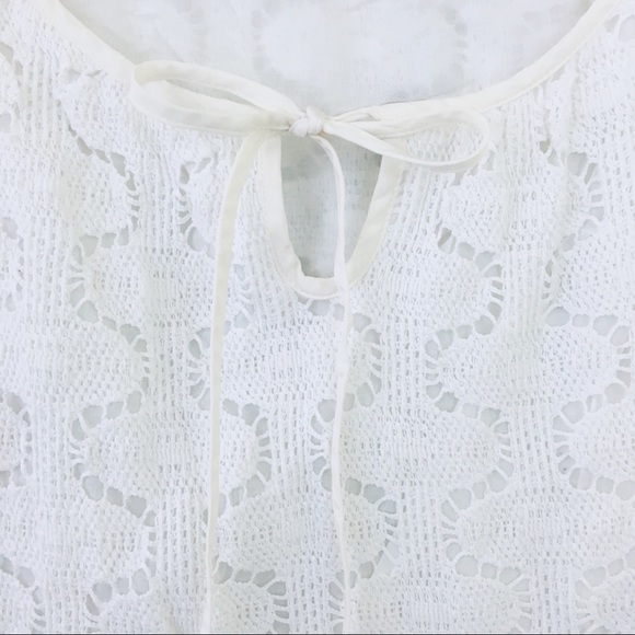 {Trina Turk} Crochet Cap Sleeve Beach Cover Up - Picture 3 of 8